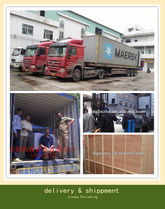 Φεουματική πηγή 0,55MPa Αυτοματοποιημένη μηχανή γυαλίσματος για μέταλλο 5