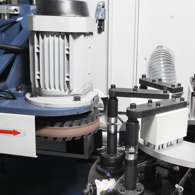 Βιομηχανικό αυτόματο υψηλής ταχύτητας μεταλλική επιφάνεια από ανοξείδωτο χάλυβα κύπελλο καθρέφτη 2 κεφαλής περιστροφική μηχανή γυάλωσης 9