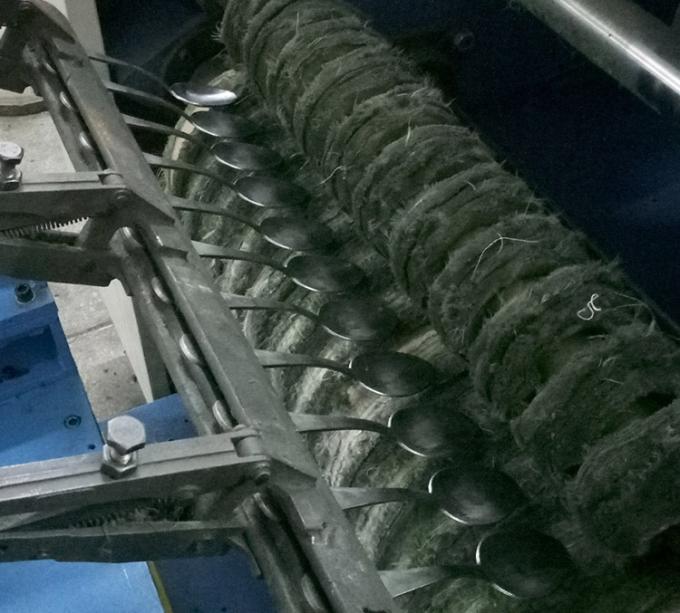 Μηχανήματα Κατασκευής Μαχαιροπήρουνων Λειαντήρας Μαχαιριού Κουταλιού Πιρουνιού Με Διπλής Όψης Στίλβωση 10