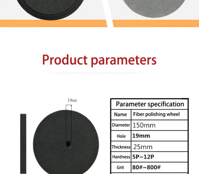 Χρησιμοποιούμενα υλικά γυάλωσης Μη υφασμένα γυάλιστρα οξύτητα γυάλιστρα νάιλον για γυάλισμα ανοξείδωτου χάλυβα 8