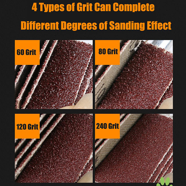 Χρησιμοποιούμενα υλικά γυαλισμού 60/80/120/240 Σχάρες Αβραστικό πτερυγμένο τροχό Οξείδιο του αλουμινίου για γυαλισμό 7