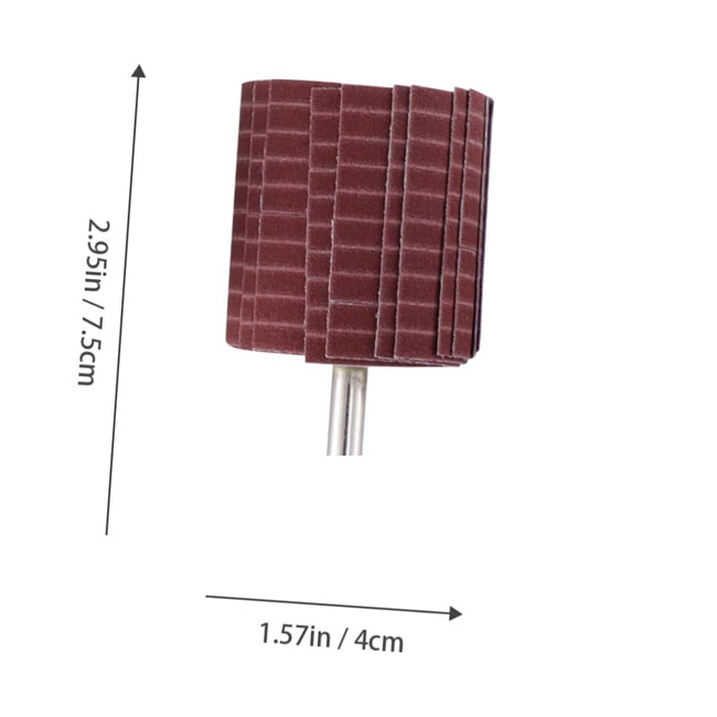 Επιτυγχάνετε ομαλό φινίρισμα 250 * 50 mm Emery υφασματικό φλαπ τροχούς Grit 240 ανθεκτικό ευπροσάρμοστο 5