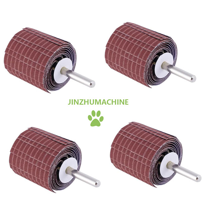 Επιτυγχάνετε ομαλό φινίρισμα 250 * 50 mm Emery υφασματικό φλαπ τροχούς Grit 240 ανθεκτικό ευπροσάρμοστο 6