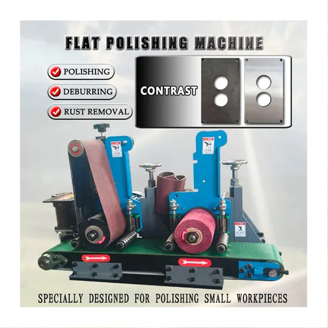 Μικρές Μηχανές Διπλού Σταθμού Αφαίρεσης Γρεζιών Αφαίρεσης Σκουριάς Τραβήγματος Σύρματος Μηχανή Αυτόματης Πλάκας Μηχανή Λειαντικής Ταινίας Μεταλλικού Γυαλίσματος 7