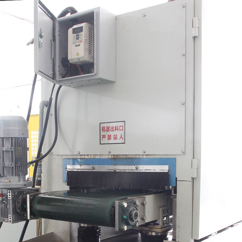 Stainless Steel Sheet automatic wide belt sanding machine 400mm wet flat surface grinding machine