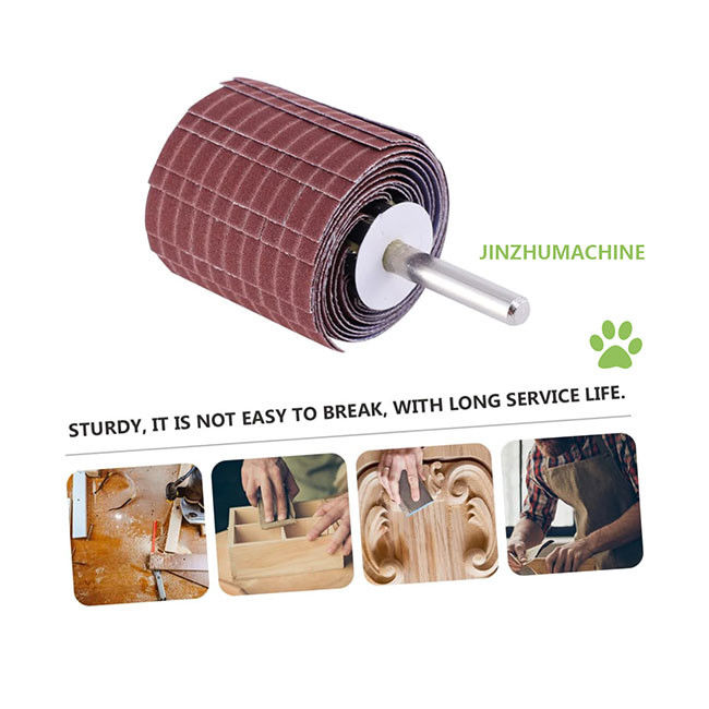 Επιτυγχάνετε ομαλό φινίρισμα 250 * 50 mm Emery υφασματικό φλαπ τροχούς Grit 240 ανθεκτικό ευπροσάρμοστο