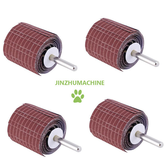 Επιτυγχάνετε ομαλό φινίρισμα 250 * 50 mm Emery υφασματικό φλαπ τροχούς Grit 240 ανθεκτικό ευπροσάρμοστο